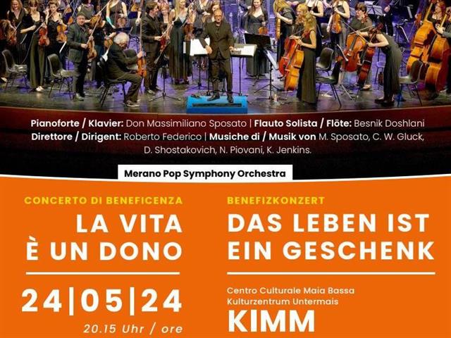 Foto für Benefizkonzert mit dem Merano Pop Symphony Orchestra